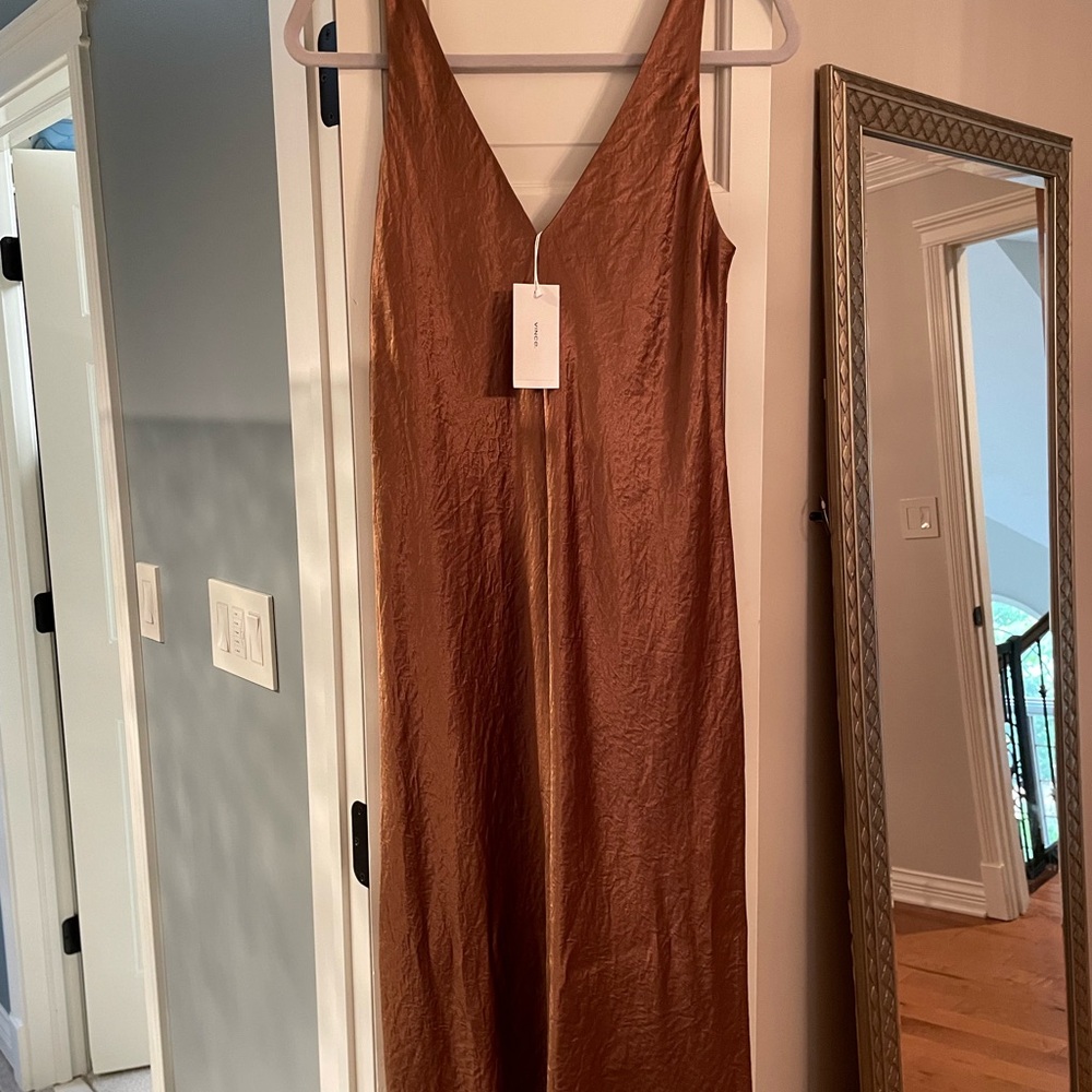 Vince Copper Midi Dress